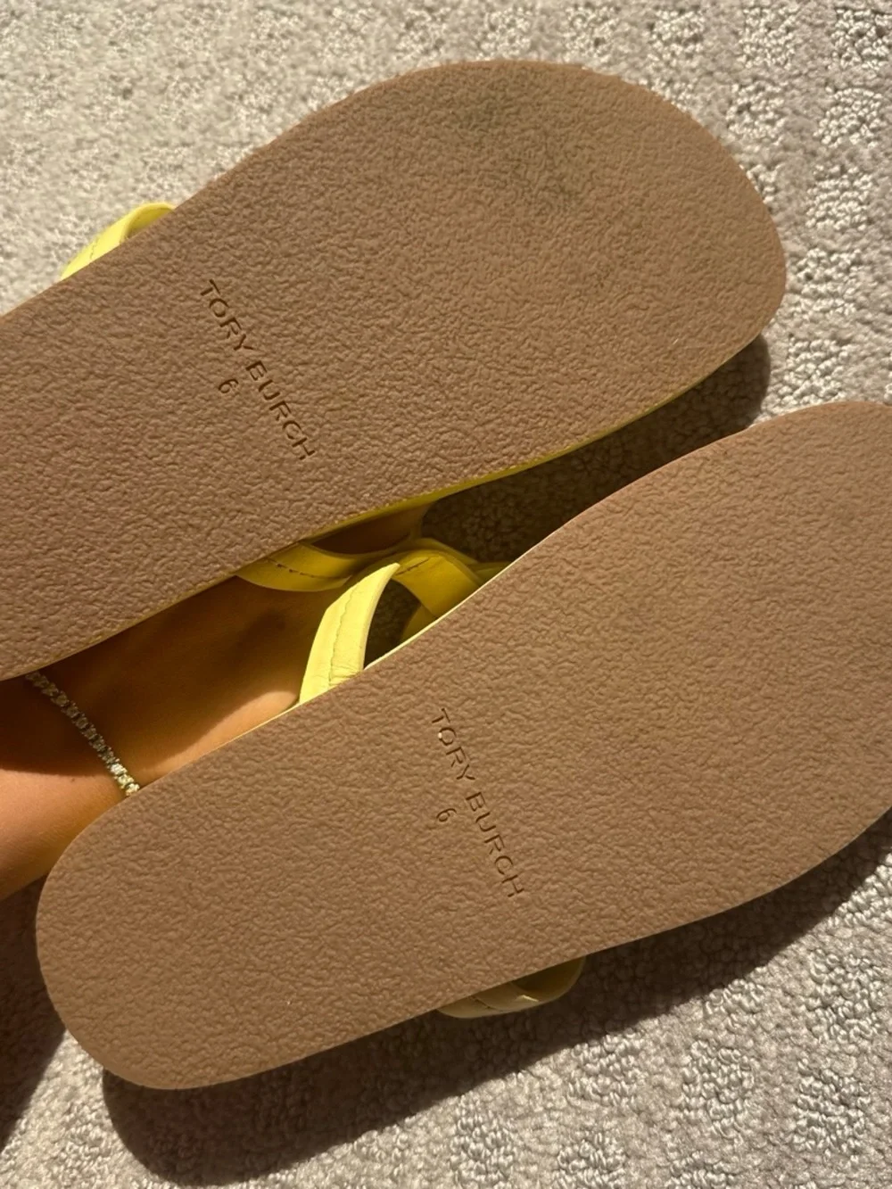 Tory Burch bright yellow